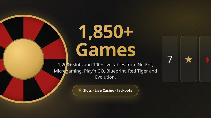Rialto Casino games library showing slots, live casino tables and jackpots