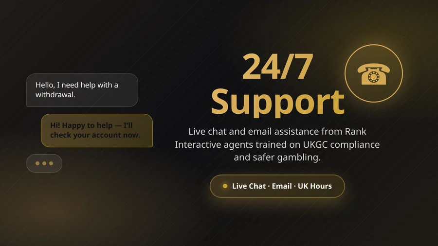Rialto Casino customer support channels for UK players